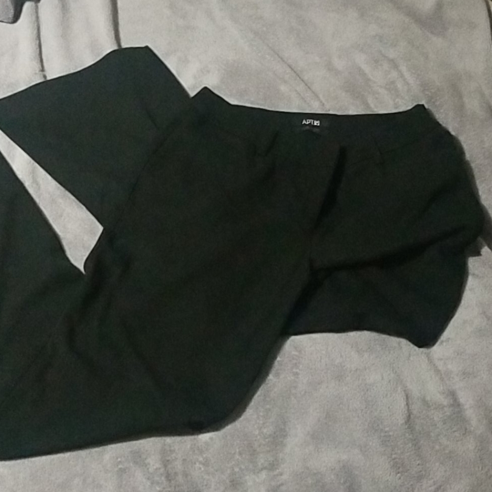 Curvy Fit Black Slacks